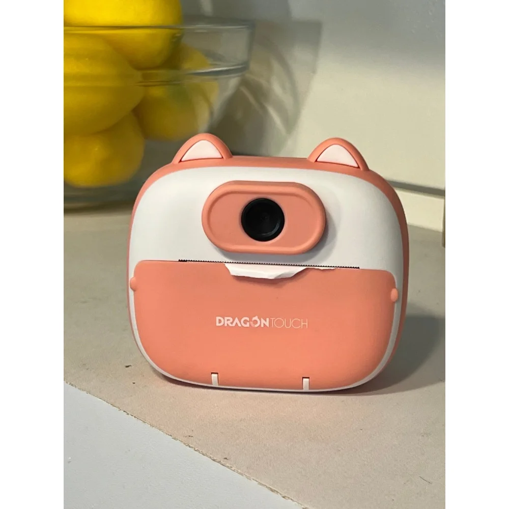 Kids Instant Print Camera, 2in Screen Dual Lens Selfie Camera